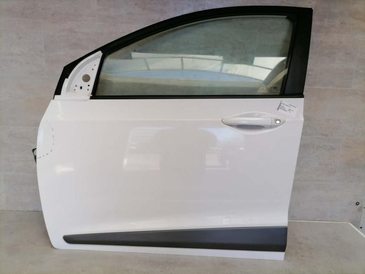 Hyundai I10 IA Bj.2016 original T&uuml;r vorn links Polarweiss BMS besch&auml;digt